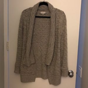 Aritzia Talula Open Front Sweater